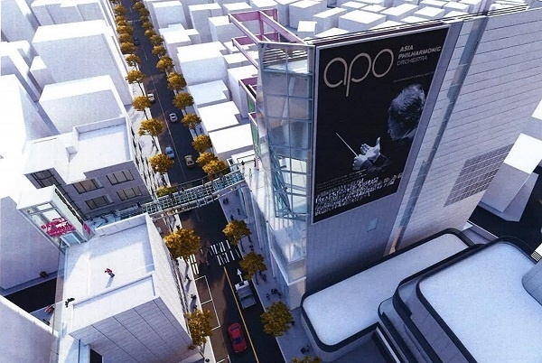 가로수길 스카이로드 조감도. 사진제공=이도희 구의원