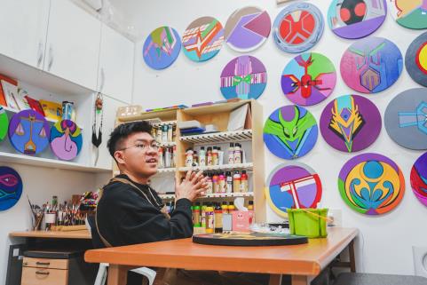 ‘2020 효성과 함께하는 올해의 작가상’에 선정된 한승민 서양화 작가(잠실창작스튜디오 입주작가)