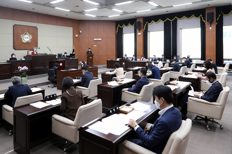 305회 임시회 개최 모습 ㅣ 제공 서초구의회