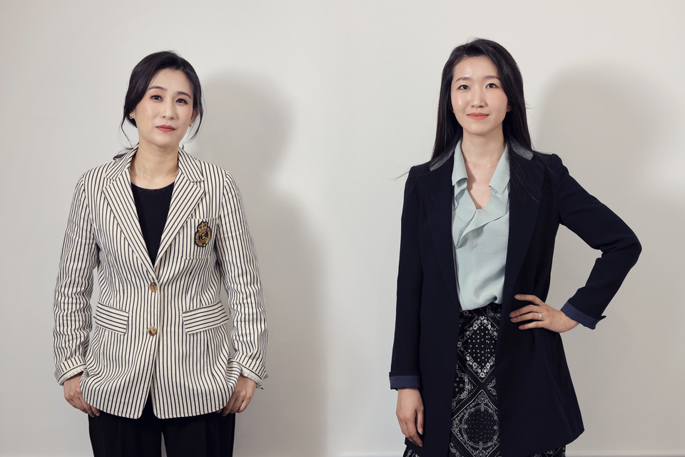 ▲(왼쪽부터) 박정아 작곡가, 한지안 작가 ㅣ사진 CJ문화재단