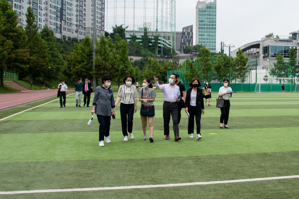 복도위 대치유수지 현장 방문