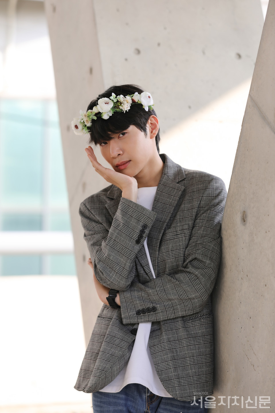 ▲ 배우 박상혁이 대학로에서 서울자치신문과 인터뷰를 진행하고 있다. ㅣ사진 ⓒ 김수현 기자