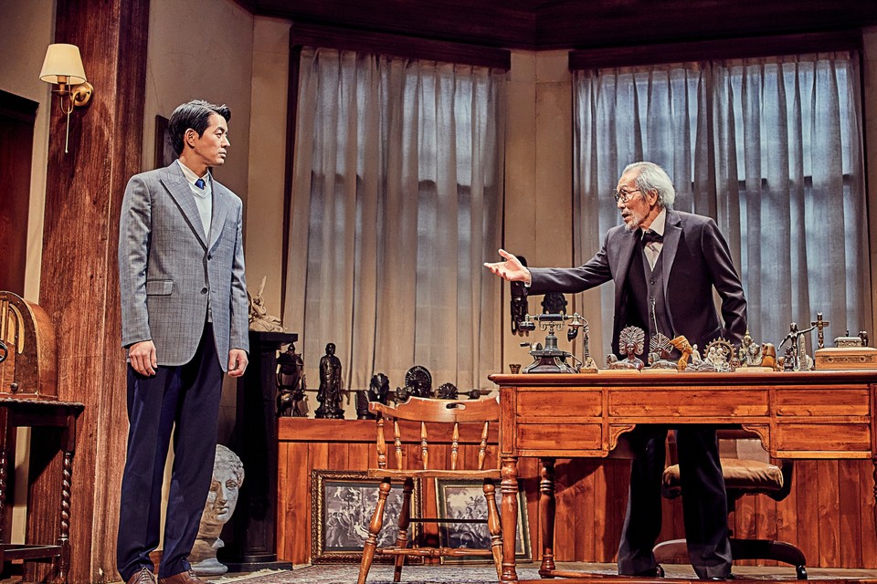  공연사진 (왼쪽부터) 이상윤, 오영수 | 제공=㈜파크컴퍼니