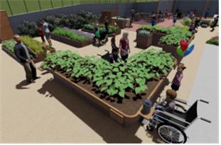 어린이 텃밭 조감도