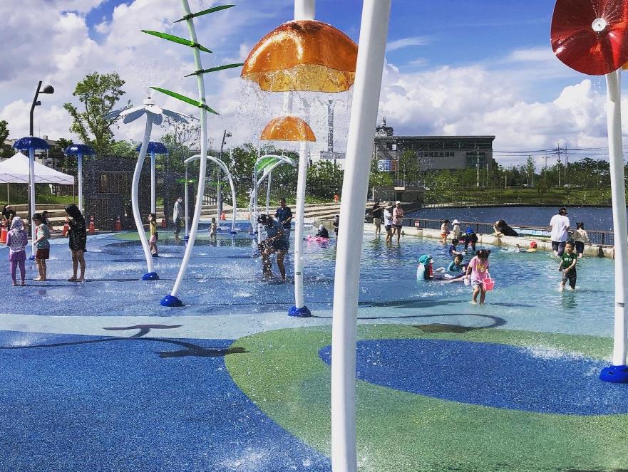 어린이 물놀이터 사진