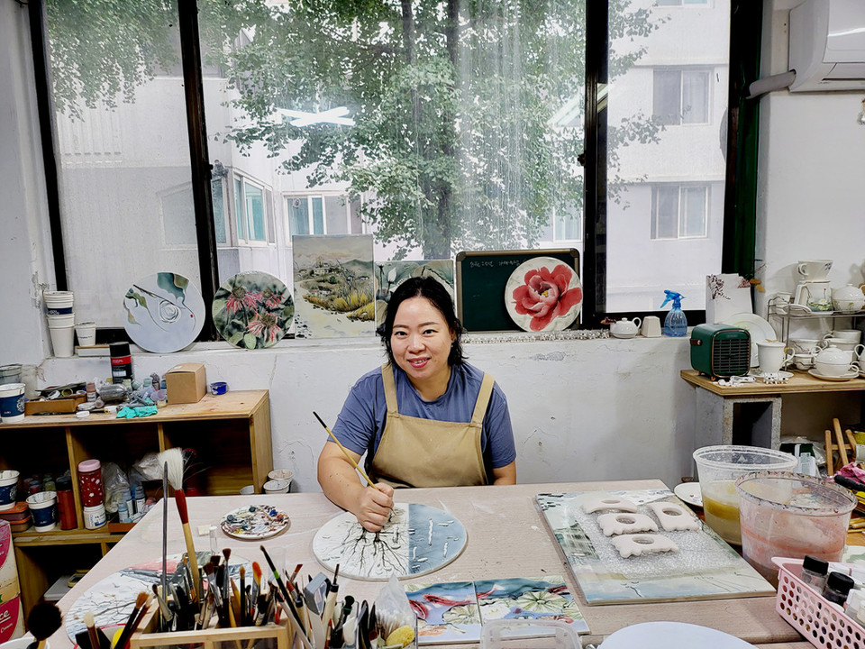 도자회화 김은경 작가