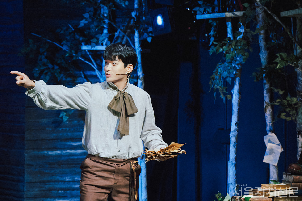 뮤지컬 '랭보'에서 열연 중인 정욱진 ㅣ 제공 라이브, 더블케이엔터테인먼트