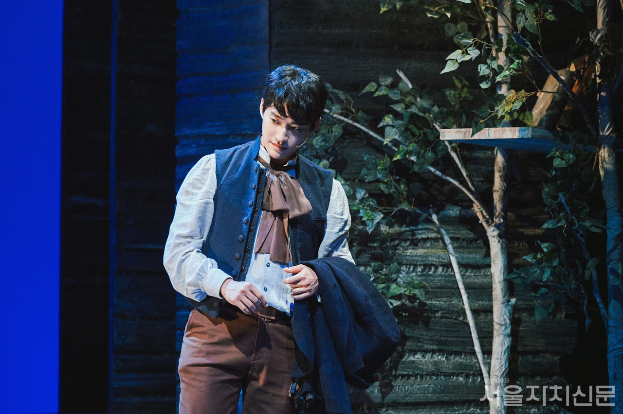 뮤지컬 '랭보'에서 열연 중인 정욱진 ㅣ 제공 라이브, 더블케이엔터테인먼트