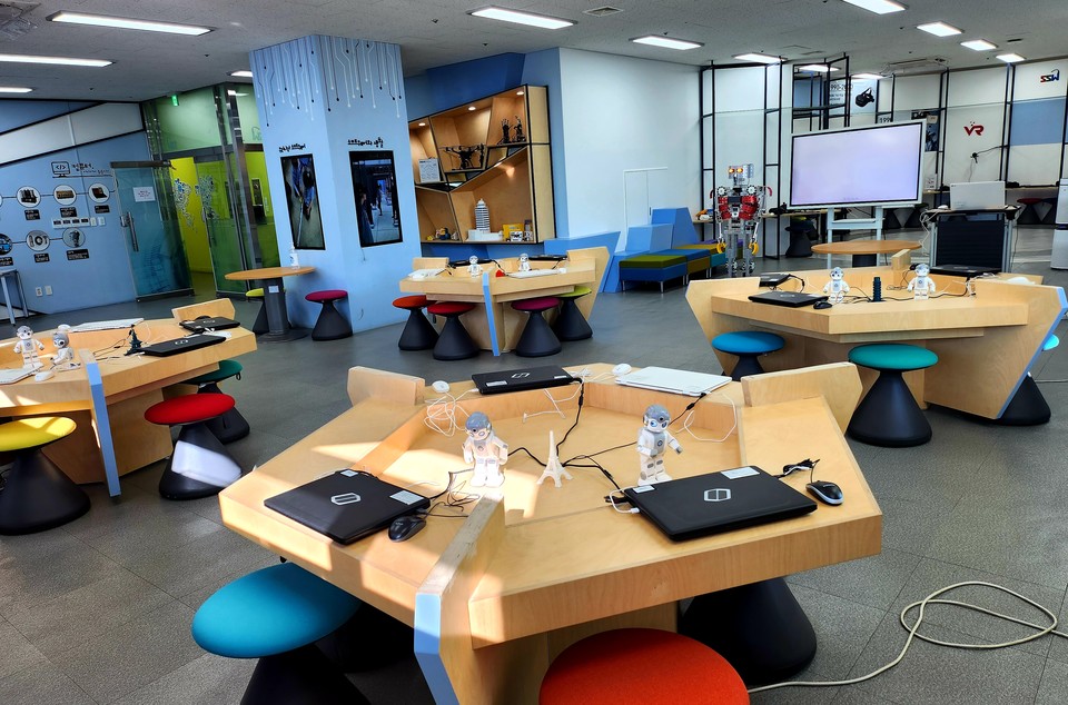 서울소프트웨어교육 체험센터 내부 전경