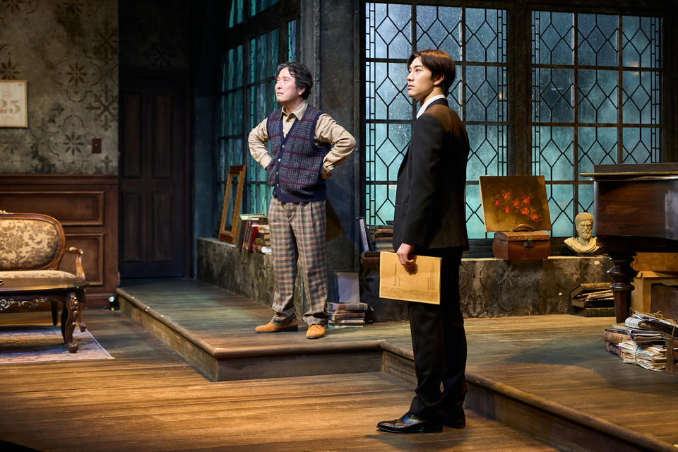 ▲왼쪽부터 마슈칸 역 안석환,스티븐 역 곽동연 ㅣ사진제공: ㈜나인스토리