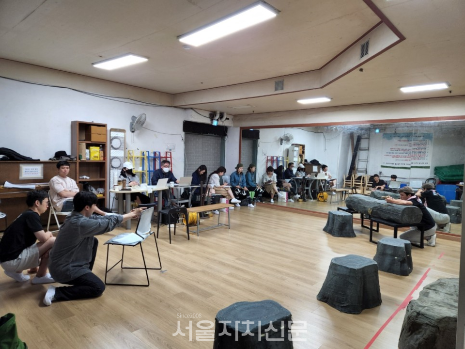 연습실 현장 사진 (사진출처 : 연극협회 제공)