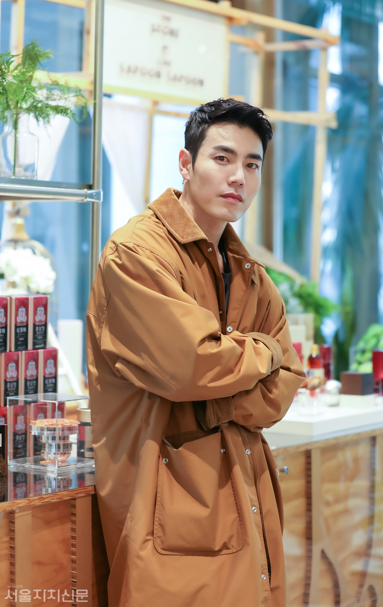 ▲ 배우 김찬호가 포즈를 취하고 있다. ㅣ사진 ⓒ 김수현 기자