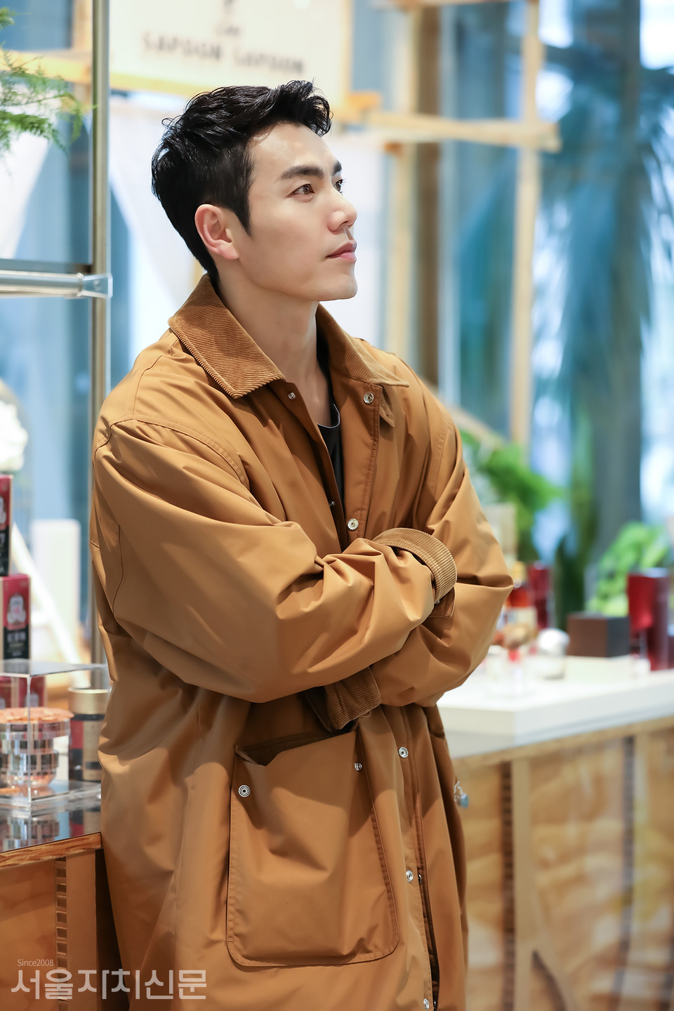 ▲ 배우 김찬호가 포즈를 취하고 있다. ㅣ사진 ⓒ 김수현 기자