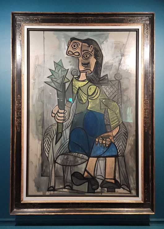 피카소의 아티초크를 든 여인