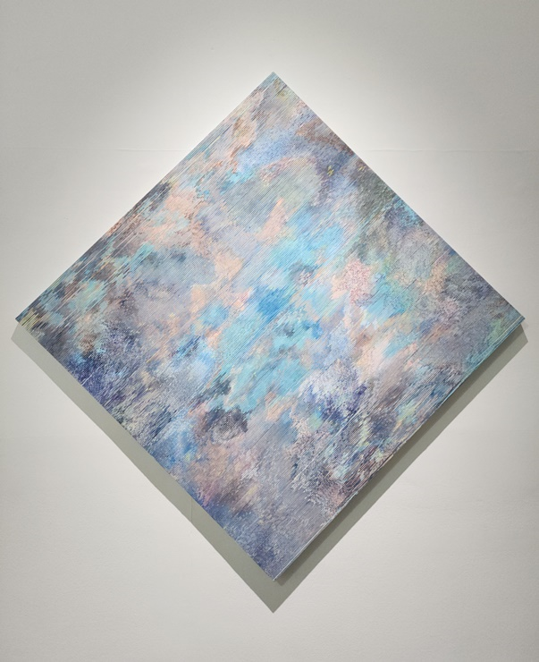 ▶ 김원진 , 2023 종이 위에 안료, 콜라주 160x160츠(detail)