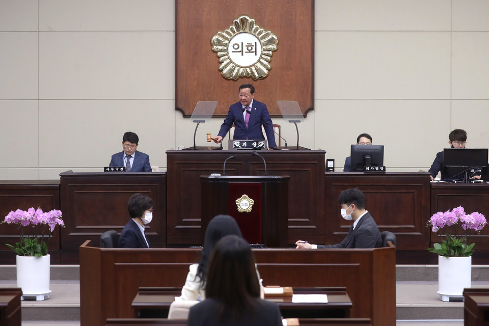 서초구의회, 제326회 임시회 개회 사진