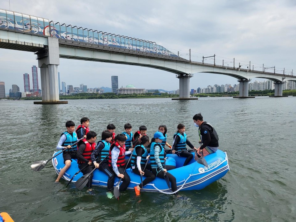 수상안전체험교육 활동사진