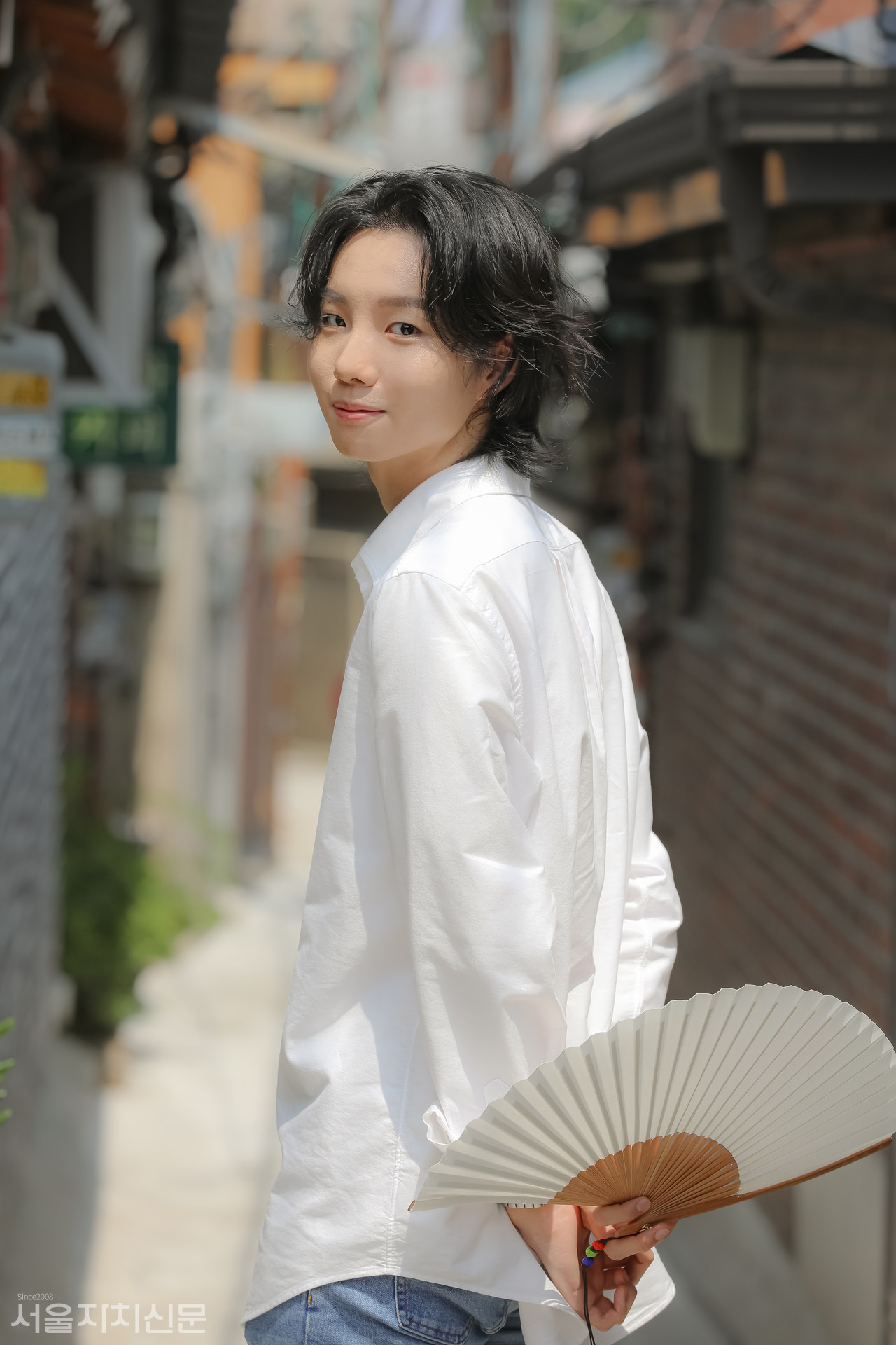 ▲ 배우 김서형이 인터뷰에 앞서 포즈를 취하고 있다. ㅣ사진 ⓒ 김수현 기자