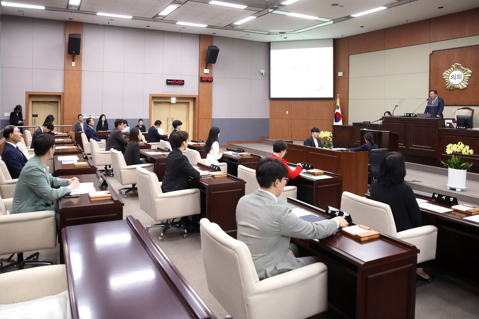 서초구의회, 제329회 임시회