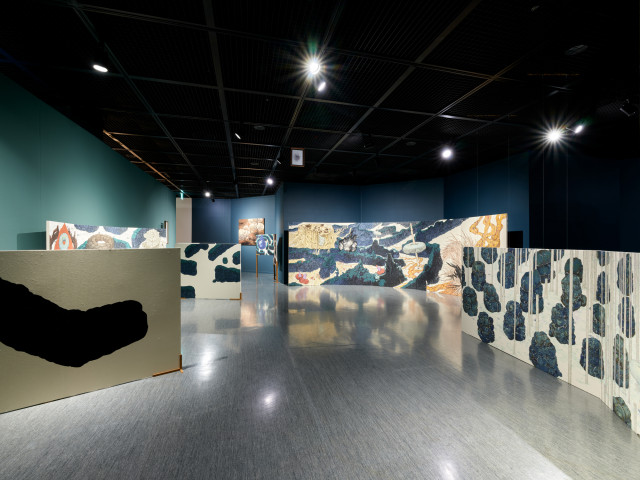 ‘회화 유니버스’ 전시 전경, 김효진 작가, 서리풀청년아트갤러리 제공