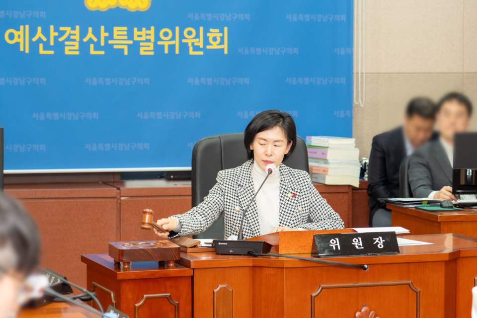 손민기 예결위원장