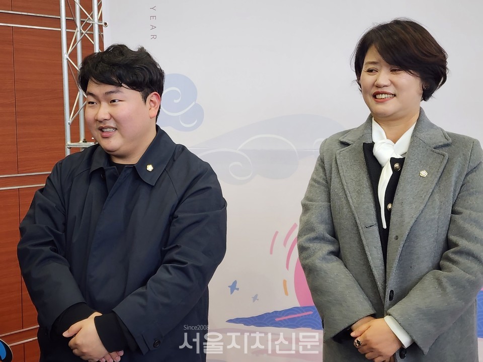 우종혁 구의원과 김진경 구의원