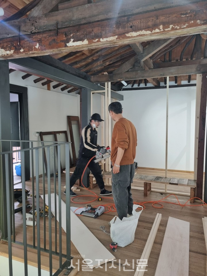 전시준비진행모습