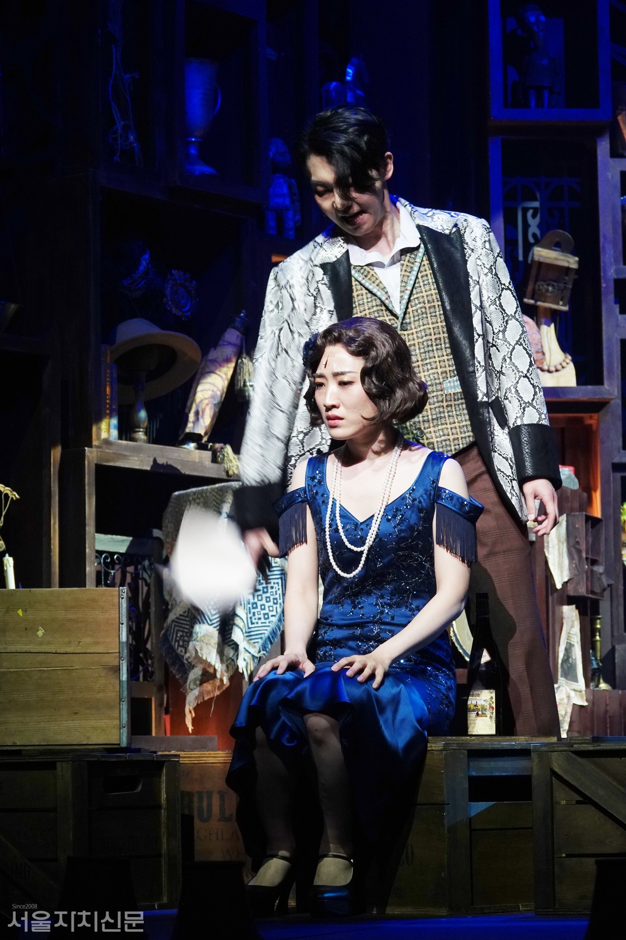 ▲ '벤자민 버튼' 프레스콜  장면시연 ㅣ 서울자치신문