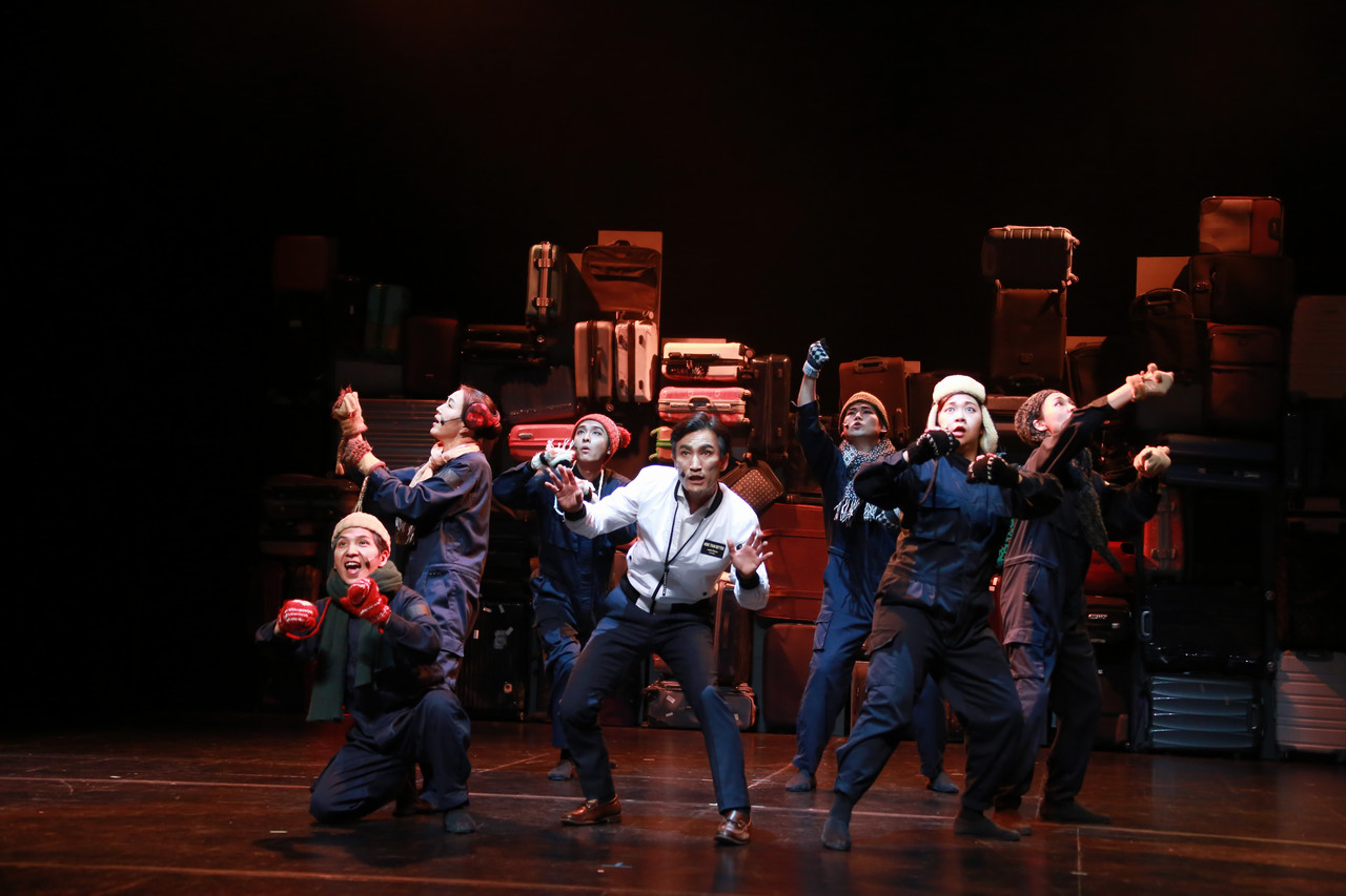 ▲연극 '지금 내려 갑니다' 공연 사진 ⓒ극단메들리