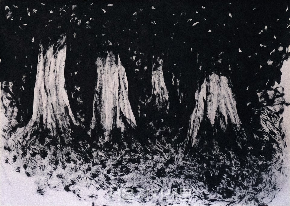 네 그루 나무 그림자의 즐거움