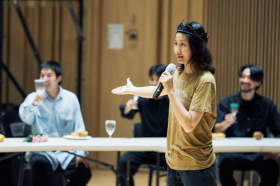 연극 ‘맥베스’ 연습실 김소진 배우ㅣ제공 ㈜샘컴퍼니