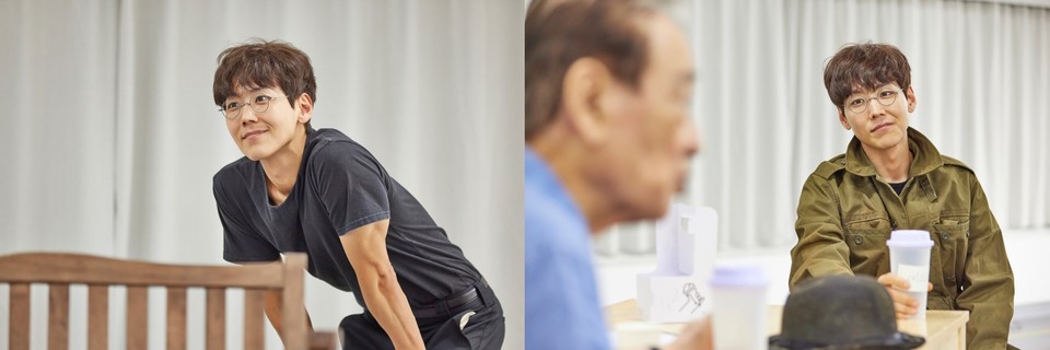 연극 ’고도를 기다리며’를 기다리며 연습 현장 3 사진 | 제공=㈜파크컴퍼니, ㈜엠피앤컴퍼니