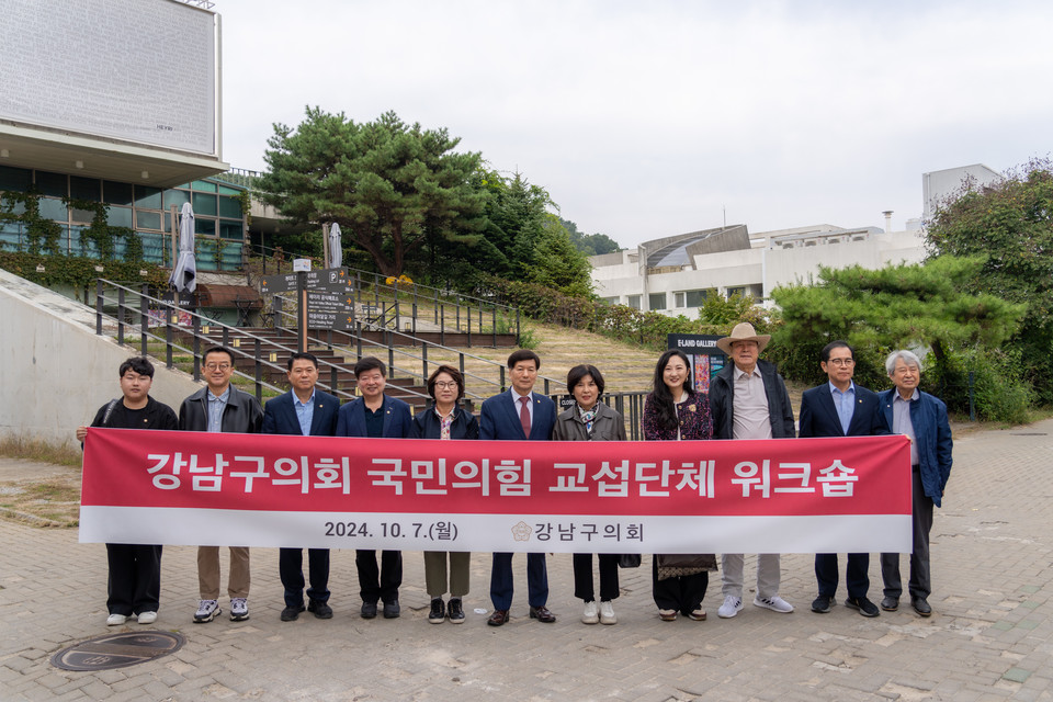 강남구의회 국민의힘 교섭단체 단체사진