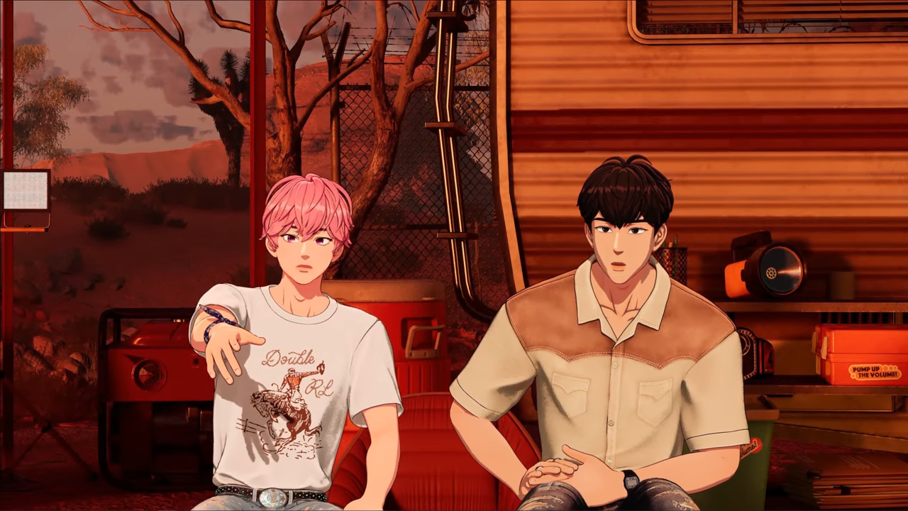 ▲ 240905 플레이브 라이브 방송(밤비,하민) 캡쳐. 팬들이 입장하지 못했다는 이야기에 어리둥절한 모습. ㅣ 출처 : 플레이브 유튜브