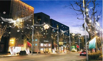 청담동 빛의 거리 조성 조감도