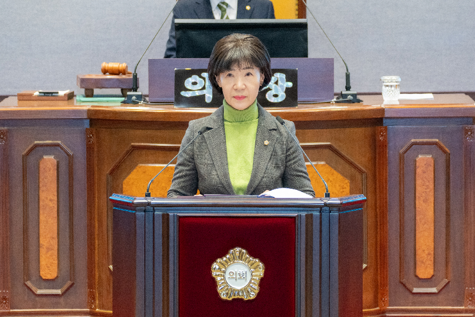 강남구의회 김광심 의원 제323회 제2차 정례회 제2차 본회의 5분발언
