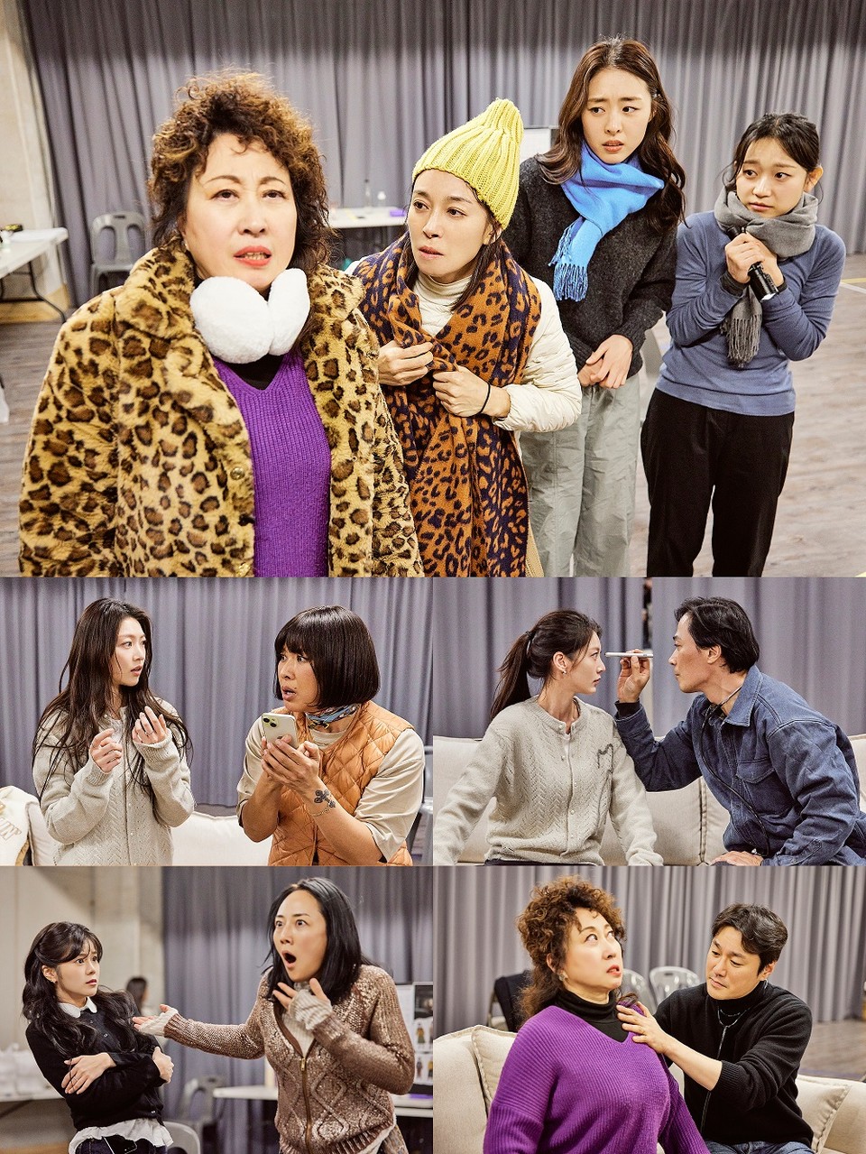 연극 '꽃의 비밀' 연습 현장 사진. 제공: 장차, ㈜파크컴퍼니