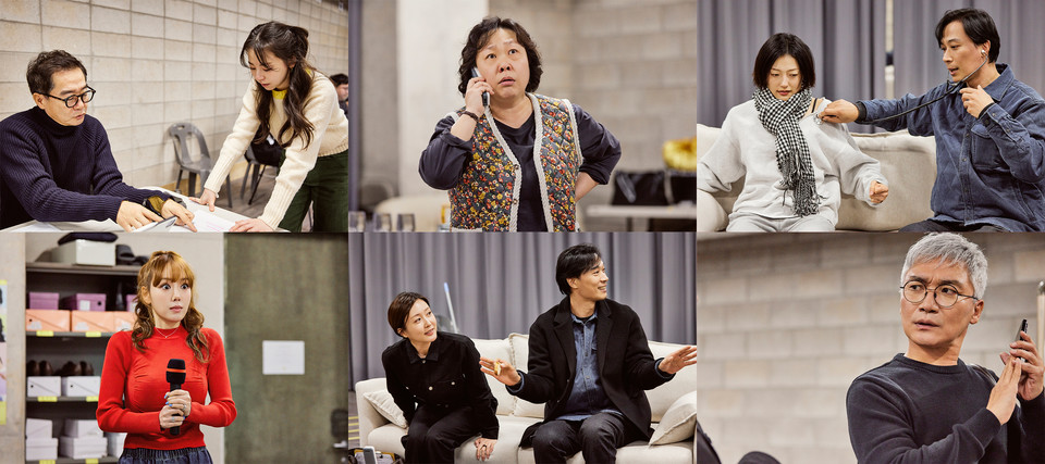 연극 '꽃의 비밀' 연습 현장 사진. 제공: 장차, ㈜파크컴퍼니