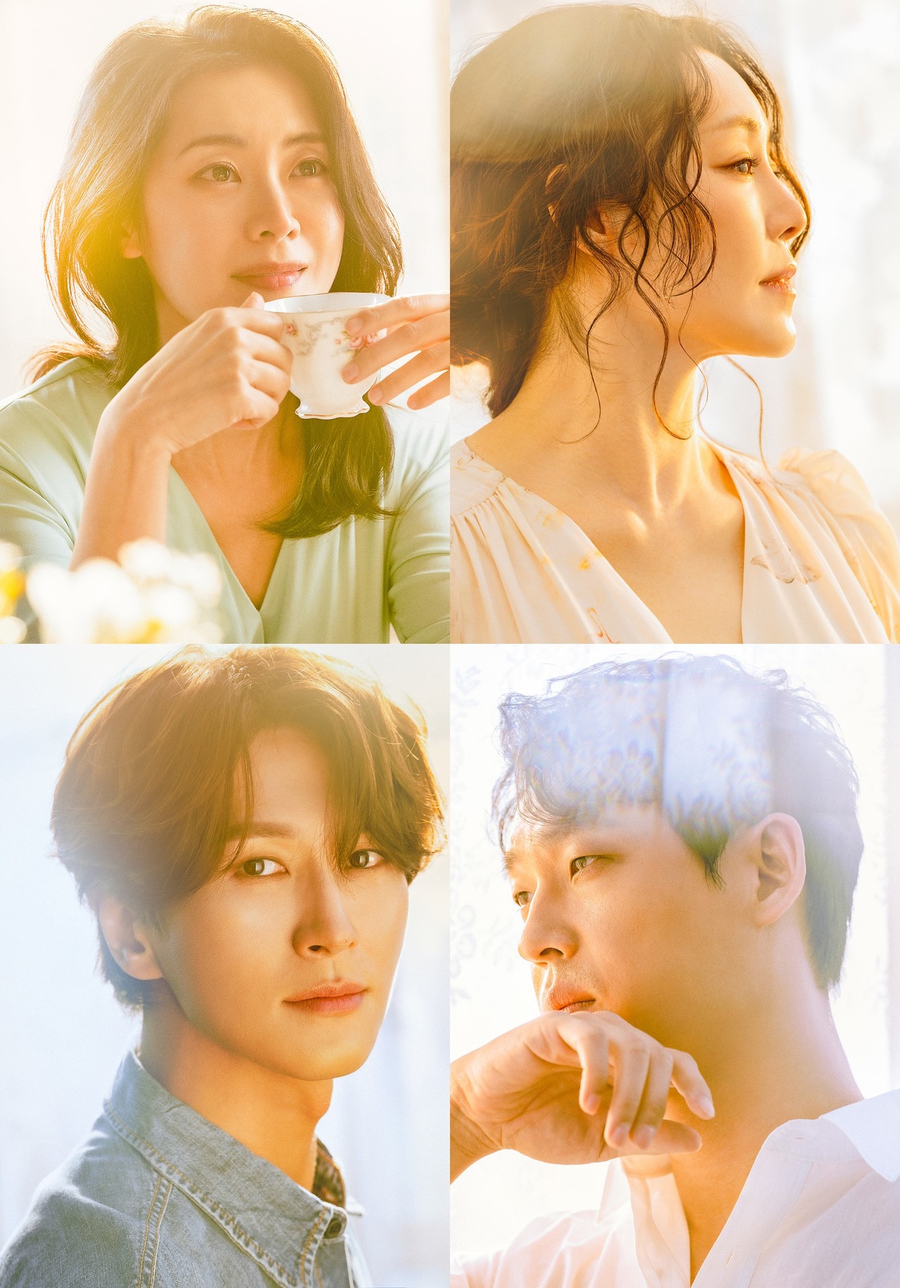 뮤지컬 '매디슨 카운티의 다리' 프로필 사진_(좌측 상단부터) ‘프란체스카’ 역_조정은, 차지연, ‘로버트 킨케이드’ 역_박은태, 최재림 | 제공 ㈜쇼노트