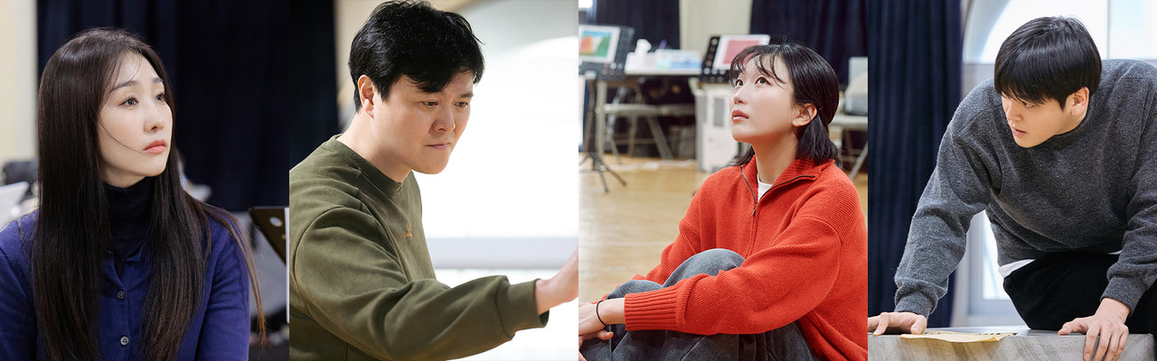 뮤지컬 '라흐 헤스트' 연습 사진. 김려원, 윤석원, 김이후, 임진섭 | 제공 = ㈜홍컴퍼니