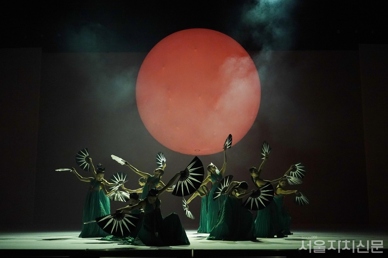 ▲ 국립무용단 신작 '미인' 최종 드레스리허설 장면 시연