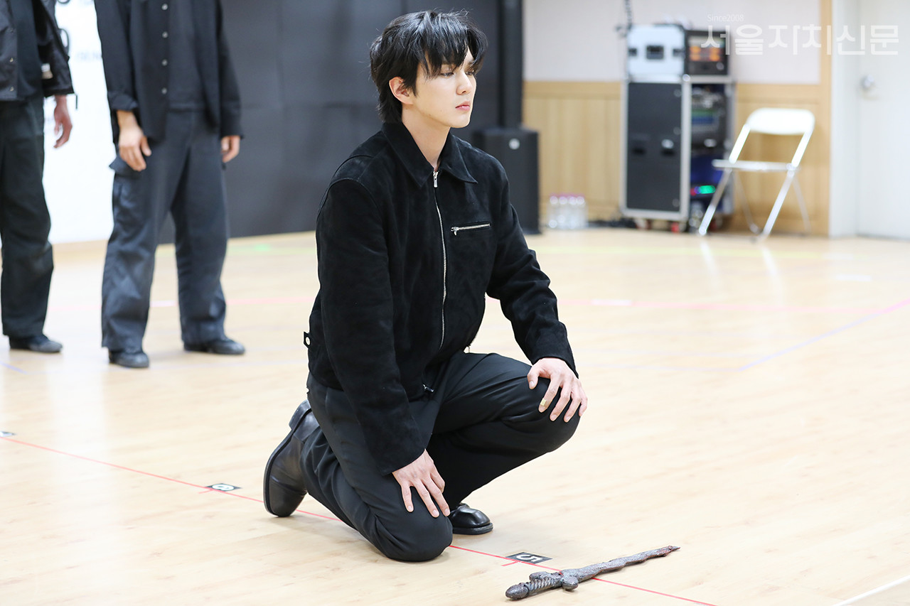 ▲ 장면을 시연 중인 배우 유승호