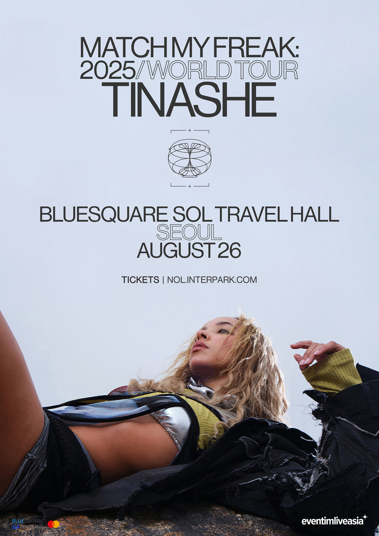 TINASHE LIVE IN SEOUL 포스터 / 제공 – 이벤팀라이브코리아