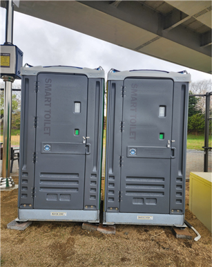 강남탄천파크골프장 이동식 화장실