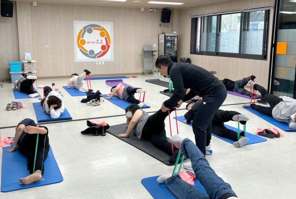 서대문구보건소의 비만 예방 프로그램 운영 모습