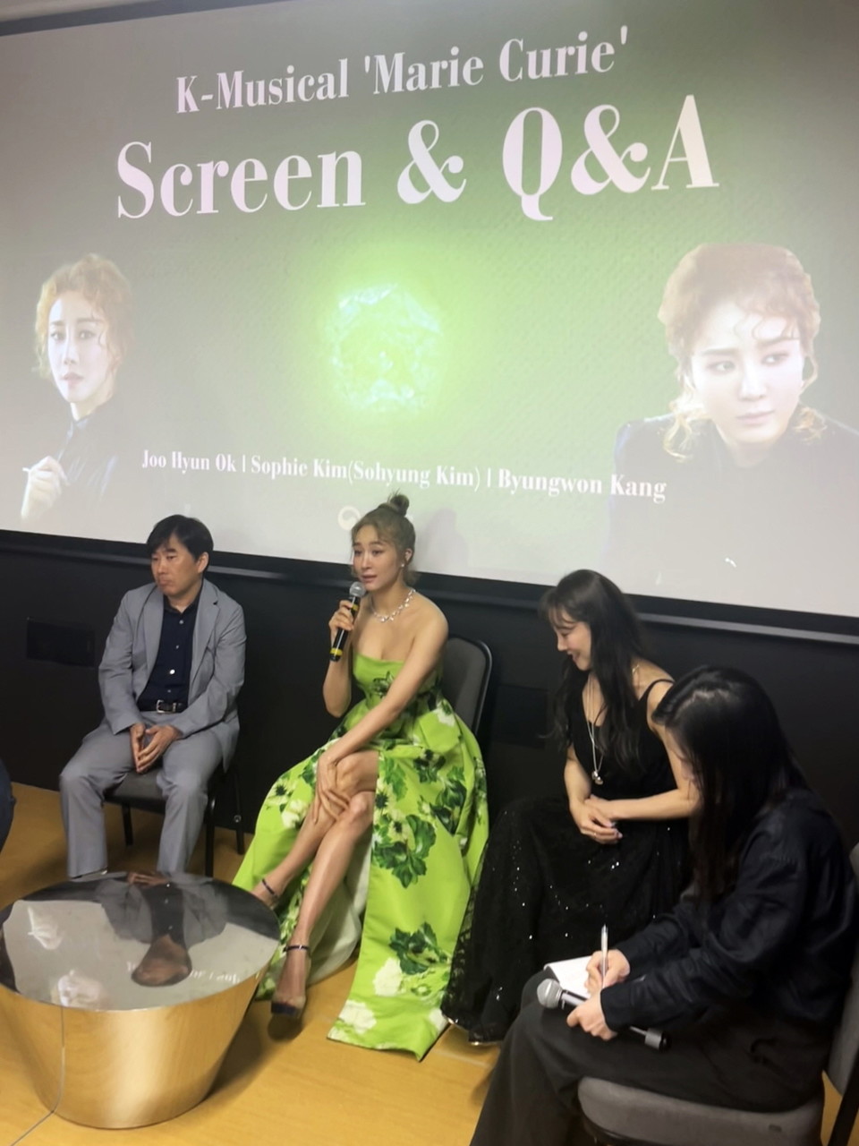 '마리 퀴리' 공연실황 상영회 GV, 제공 라이브㈜