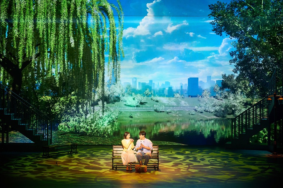 뮤지컬 오늘 밤, 세계에서 이 사랑이 사라진다 해도_공원 데이트 장면_이준, 장민제