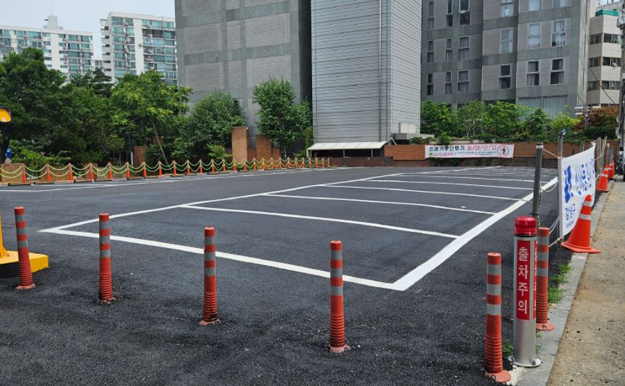 신사동 임시 거주자우선주차장 사진