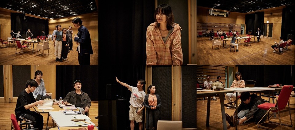 연극 아르카디아 연습사진 3_제공 스토리 포레스트, ㈜파크컴퍼니