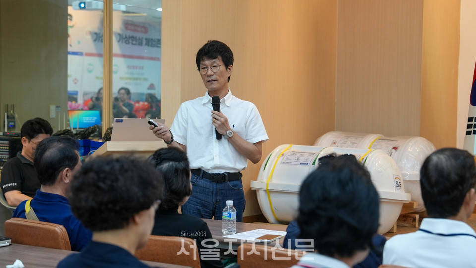 ▲  김일한 동국대 교수 특강.(사진=민주평통 서울강남구협의회)